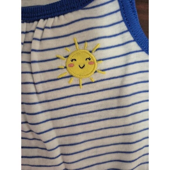 Carter's Girls Striped Snap-up Romper 3 months - Picture 4 of 5